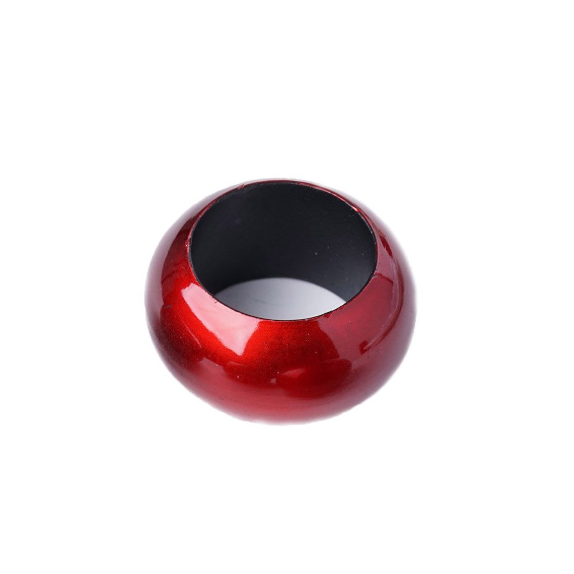 4 Pack Red Acrylic Napkin Rings, Napkin Holder, Napkin Ring Holders, Table Decor