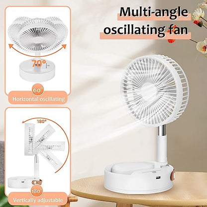 Cordless Foldable Portable Fan