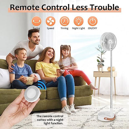 Cordless Foldable Portable Fan