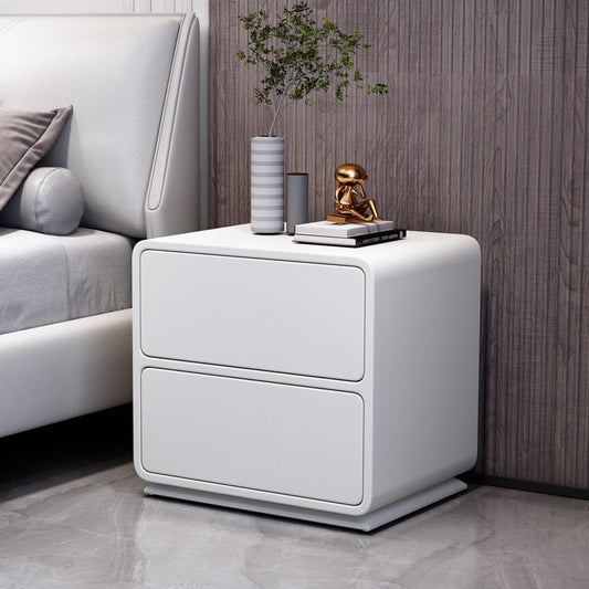 Italian mini installation-free solid wood bedside table