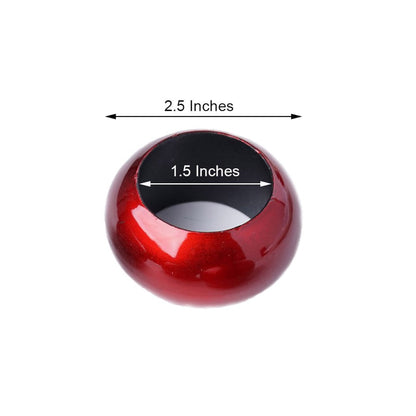 4 Pack Red Acrylic Napkin Rings, Napkin Holder, Napkin Ring Holders, Table Decor
